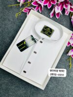 💖 অরিজিনাল চায়না ভাংচুর কাপড়ের তৈরি মাইক্রো স্টিজ পাঞ্জাবি  (কোড : কপি - 352) 💖 - Image 4